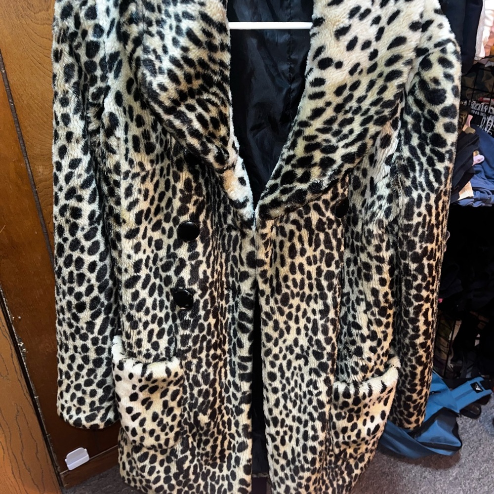Sparkle & Fade Black and Cream Teddy Jacket